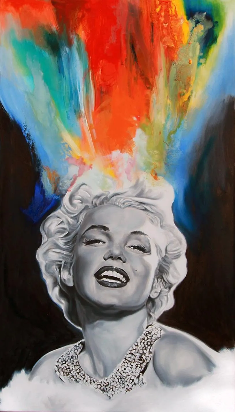 Maleri af Ib Beier: Dreams in Technicolor