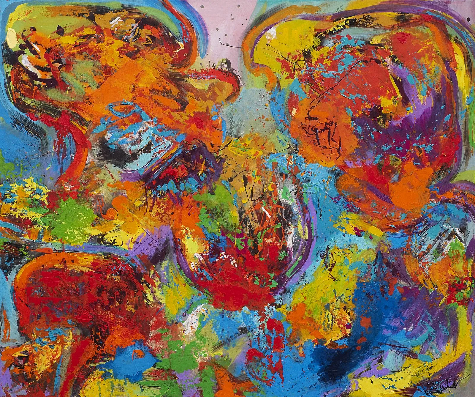 Maleri af Ib Beier: Things have changed, 120 x 100 cm